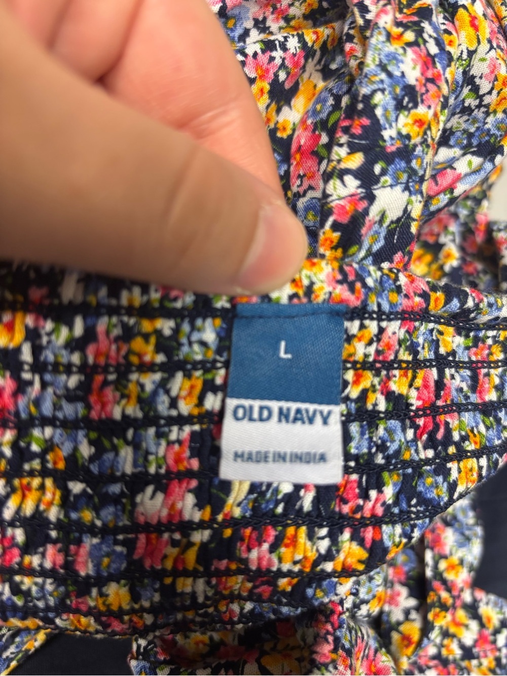 Old Navy Bright Floral Cottagecore Sleeveless Midi Dress Women’s Size Large - Picture 6 of 7
